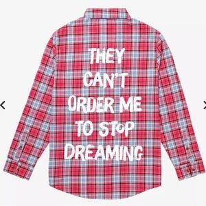 Disney x Cakeworthy | New Cinderella Pink & Blue Quote Flannel Medium